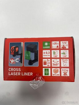 Křížový laser Extol Premium 1H1V - 3