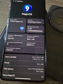 Špičkový Honor magic 6 pro 12 /512gb záruka - 3