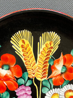 Kameninový závěsný talíř 19 cm, K. Kuneš Klenčí - 3