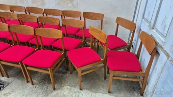 Retro židle Ton (č.16) s novým polstrováním - 3