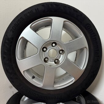 ŠKODA OCTAVIA II 5x112 R16 ET50+LETNÍ 205/55R16 4mm - 3