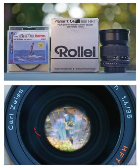 Carl Zeiss Distagon 35mm f/1.4 HFT (Rollei QBM, West Germany - 3