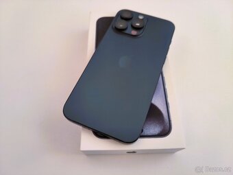 apple iphone 15 PRO MAX 256gb Blue Titanium / Batéria 100% - 3