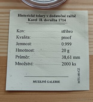 Nádherné AG investiční mince 20g 0,999 - 3