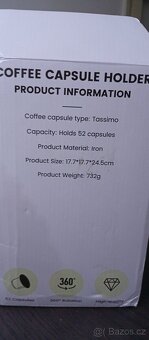 Prodám otoční stojan na kapsle Tassimo - 3