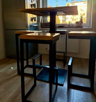 Barový stůl , 4 židle - 3