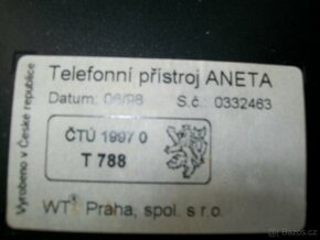 Telefonní přístroj Aneta - 3