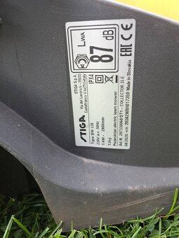 elektrická sekačka Stiga collector 35e. - 3
