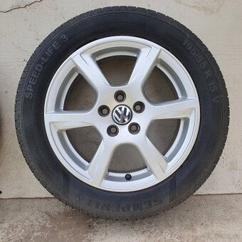 Originální Alu kola VW Polo 15" 5x100 (Škoda,Seat,Audi) - 3