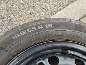 Plechové disky s pneu 195/55 R15 - 3