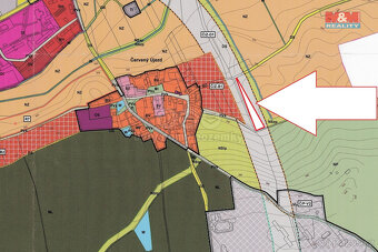 Prodej pole, 3092 m², Zbůch - 3