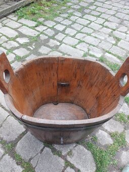 Staré dřevěné vědro - 3