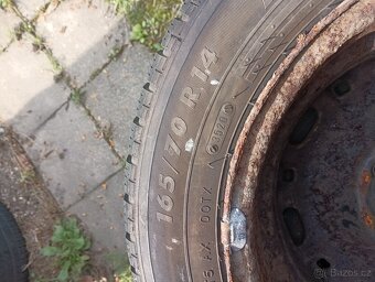 Pneu s disky na fabii 165/70 R14 - 3