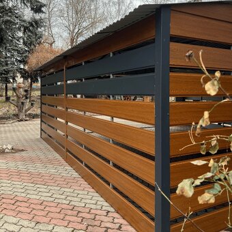 Plechový přístřešek 6x6 m - 3