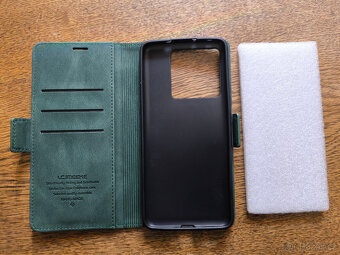 Kožené pouzdro – zelené pro Xiaomi 13T Pro - 3