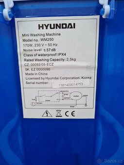 Cestovní pračka Hyundai - 3