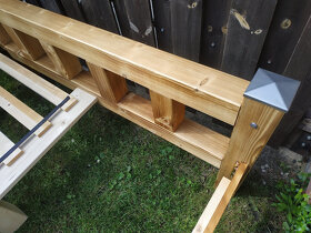 Nová trámová postel Rustik 160x200 - 3