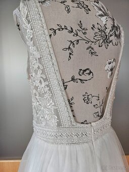 Nové boho svatební šaty vel m - 3