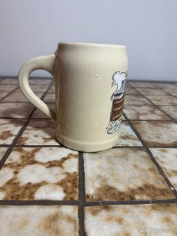 keramický pivní korbel - 3