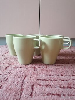 Zelené hrnky Ikea - 5 ks - 3