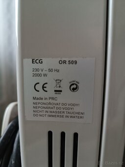 Elektrický radiátor ECG - 3