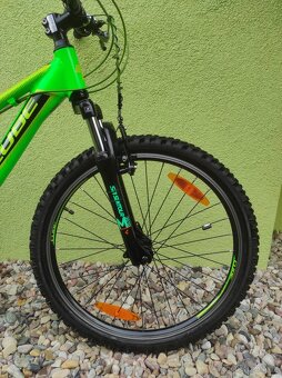 Značkové dětské horské kolo CUBE 24" (LIMETKA) - 3