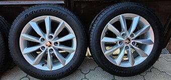 Originál alu Škoda 3 Minoris 5x112 205/55 R16 letní 6mm - 3