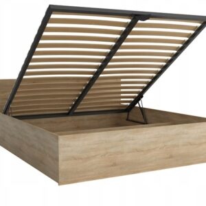 MODERNÍ MANŽELSKÁ POSTEL 160cm dub sonoma - 3
