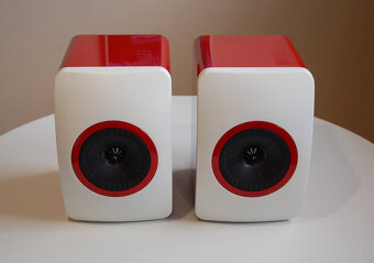 KEF LS50 Speakers Limited Edition Racing Red Speakers - 3