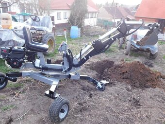 Minibagr Jansen MB-360° benzínový kráčející bagr - 3