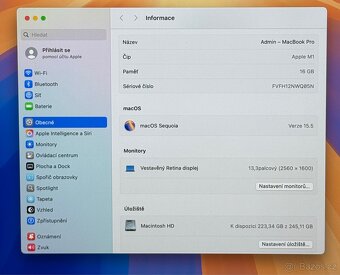 MacBook Pro M1 2020 CTO/16GB RAM/256GB SSD/Záruka - 3
