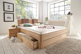 Luxusní dubové postele – špičková kvalita a nadčasový design - 3