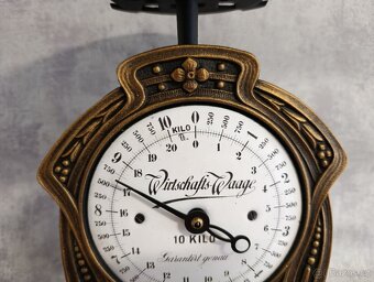 Velmi pěkné 10kg velké jednomiskové váhy po renovaci - 3