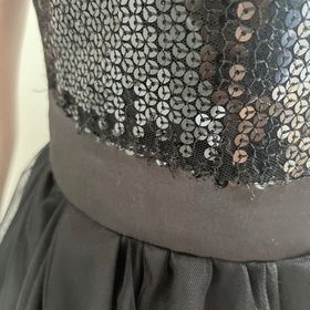 Dívčí sváteční šaty vel. 158/164 XS na 13-14 let - 3