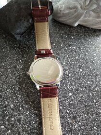 Hodinky MERCEDES BENZ černé, hnědý pásek + krabička - 3