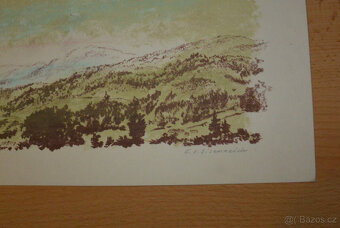 Barevná litografie F.V. Eisenreich - 3