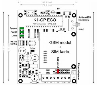 ⚡️ GSM komunikátor Hasam K1-GP ECO ⚡️ - 3
