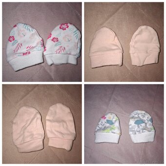 Čepičky vel. newborn/novorozenci - 3
