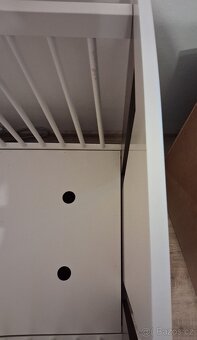 Dětská postýlka s matrací a mantinely - 3