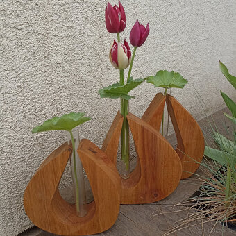 Vázička dubová 17cm - 3