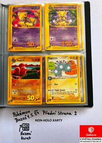 Kusové karty TCG Pokémon STARÉ 15-20LET (ORIGINÁL) - 3