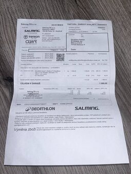 Florbalka SALMING Quest1 Ultralite 27 White/Black, pravá - 3