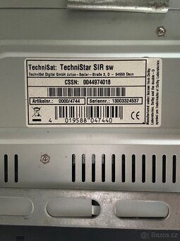 Satelitní přijímač Technisat TechniStar SIR, karta Irdeto - 3