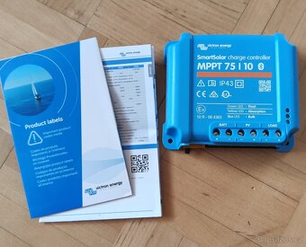 Solární MPPT regulátor Victron 75V/10A Smart, Nový záruka - 3