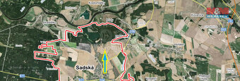 Prodej, pozemku, 334 m², Sadská - 3