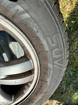 ALU disky Hyundai R16 a 4ks gumy 215/65 R16 98H - 3