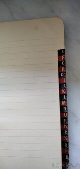 Retro sešit, záznamník, abecední notes, zápisník - 3