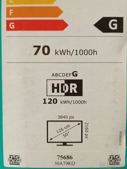 Tv na ND Hisense A7 50A79KQ - 3