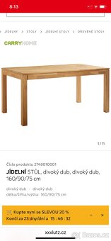 Dřevěný stůl - 3
