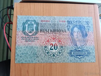 Prodám bankovku 20 Kronen, 1913, Rakousko - Uhersko - 3
